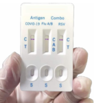 Influenza Corona Flu -SARS-COV-2 Influenza A/B & RSV 4-in-1 Combi Corona Quick Test Self Test Flu Nasal Covid-19 Test Quick and Easy Home or on Holiday Pack of 5 – Bild 2