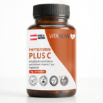 Vitanow Phytoferrin Plus C – Plant-Based Iron with Natural Vitamin C from Rosehip (60 Organic Capsules)
